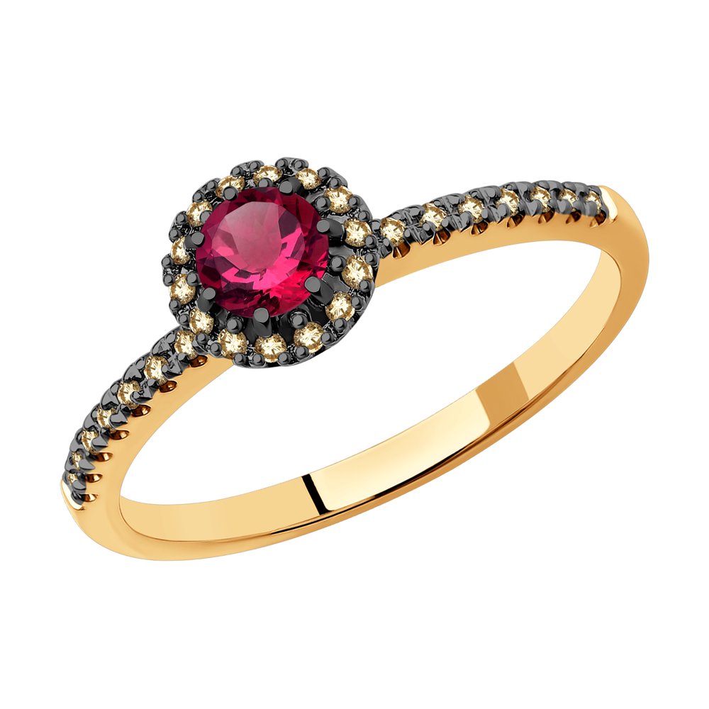 Кольцо из красного золота с бриллиантом/рубином р. 16 SOKOLOV Diamonds 4010664, 4010664
Кольцо из красного золота с бриллиантом/рубином р. 16 SOKOLOV Diamonds 4010664, 4010664