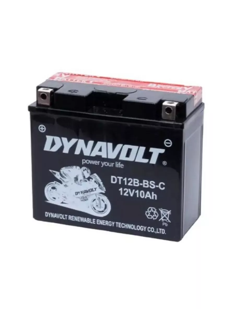Аккумулятор мото Dynavolt AGM DT12B-BS-C 10Ah 110A ПП (YT12B) 150х70х130 мотоцикла, Dynavolt 1
Аккумулятор мото Dynavolt AGM DT12B-BS-C 10Ah 110A ПП (YT12B) 150х70х130 мотоцикла, Dynavolt 1
