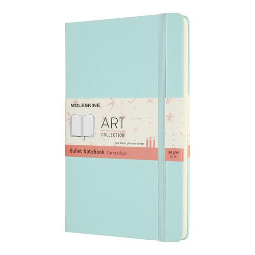 Блокнот Moleskine Art, 160стр, пунктир, твердая обложка, аквамарин artbulnt3b24, BULLET
Блокнот Moleskine Art, 160стр, пунктир, твердая обложка, аквамарин artbulnt3b24, BULLET