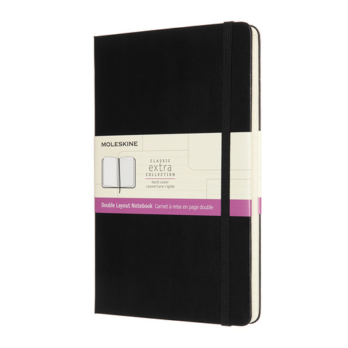 Блокнот Moleskine Classic Double 240стр линейка/без разлиновки твердая обл черн nb313hbk
Блокнот Moleskine Classic Double 240стр линейка/без разлиновки твердая обл черн nb313hbk