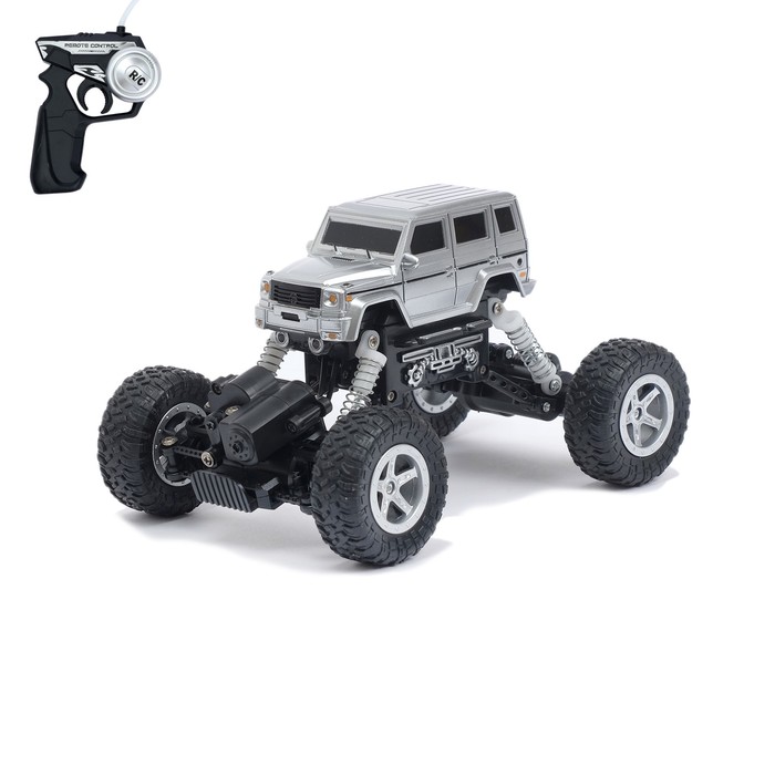 фото Машина радиоуправляемая «джип-триал», 4wd полный привод, с аккумулятором, цвета микс nobrand