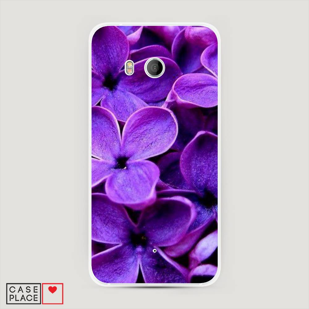 Чехол Awog "Сирень крупная" для HTC U11, 101540-6