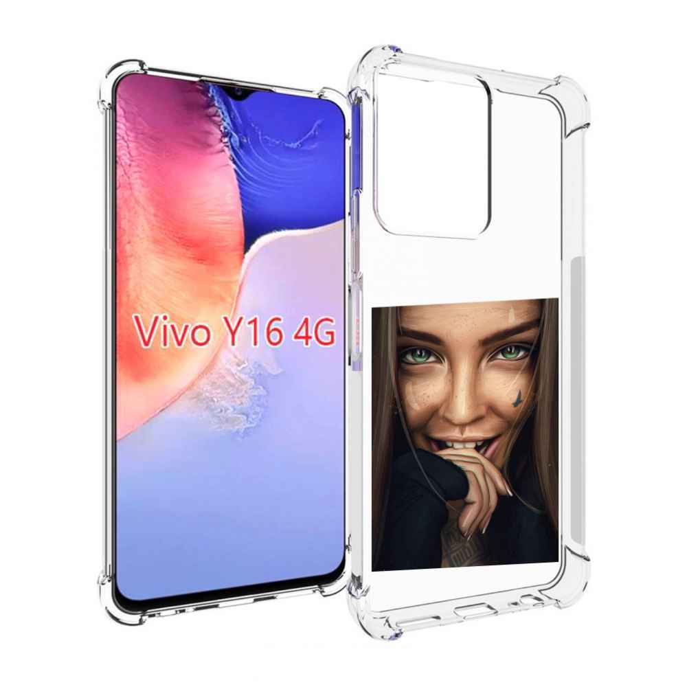 Чехол MyPads девушка улыбается женский для Vivo Y16 4G/ Vivo Y02S, Прозрачный, Tocco
Чехол MyPads девушка улыбается женский для Vivo Y16 4G/ Vivo Y02S, Прозрачный, Tocco