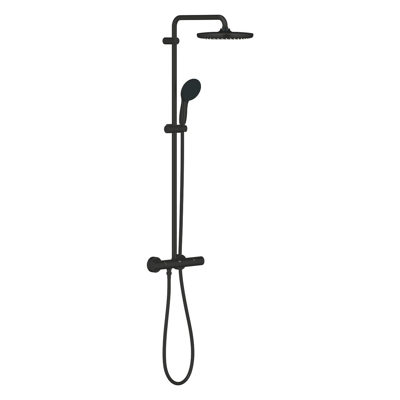Душевая система GROHE Tempesta 250 с термостатом для душа, матовый черный (266702431), Tempesta 250 с термостатом для душа
Душевая система GROHE Tempesta 250 с термостатом для душа, матовый черный (266702431), Tempesta 250 с термостатом для душа