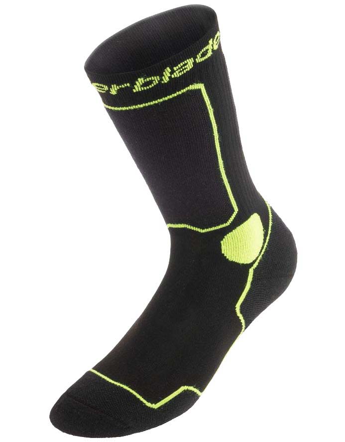 фото Носки rollerblade skate socks черные; зеленые s