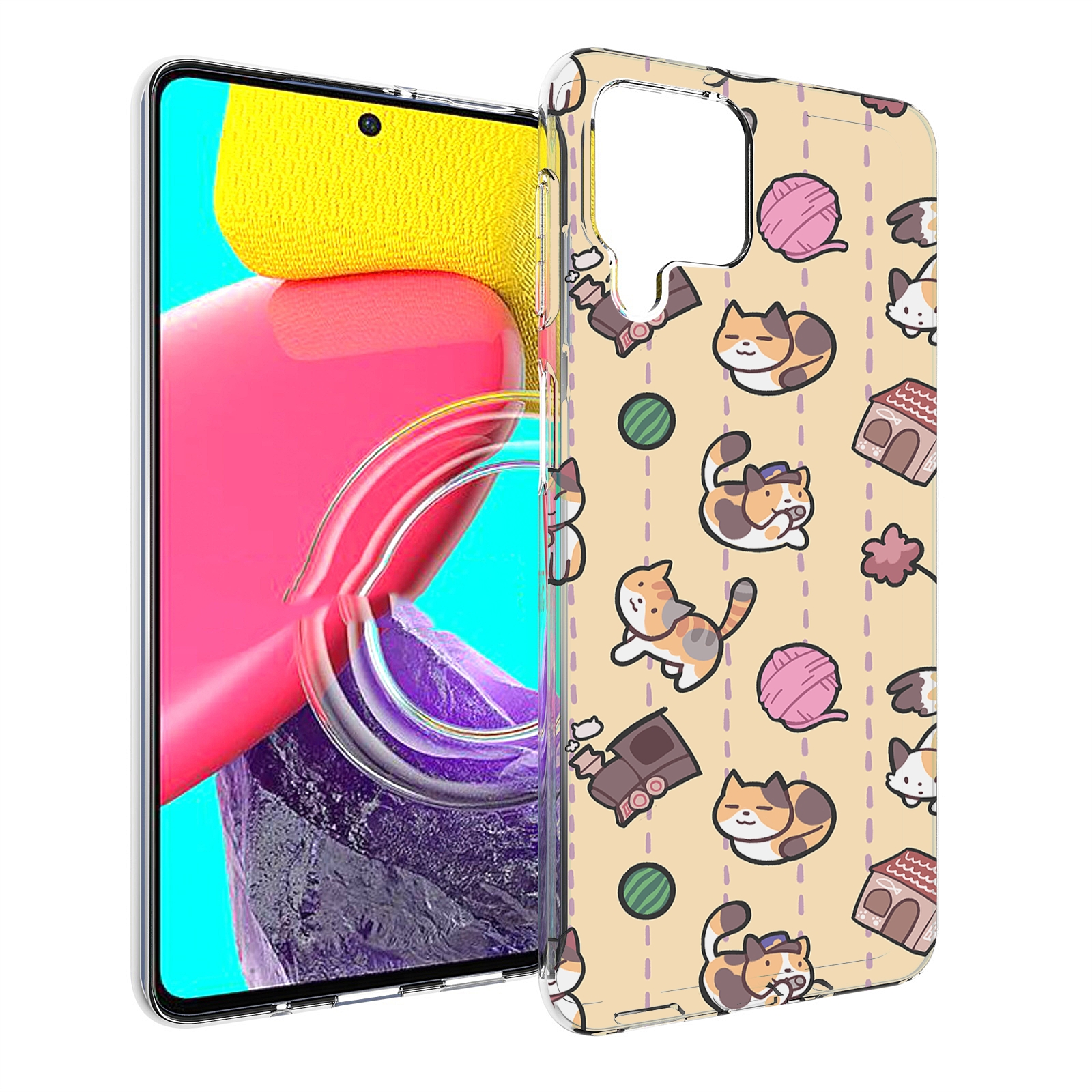 Чехол MyPads Котики-клубочки для Samsung Galaxy M53 (SM-M536), Прозрачный, Tocco
Чехол MyPads Котики-клубочки для Samsung Galaxy M53 (SM-M536), Прозрачный, Tocco