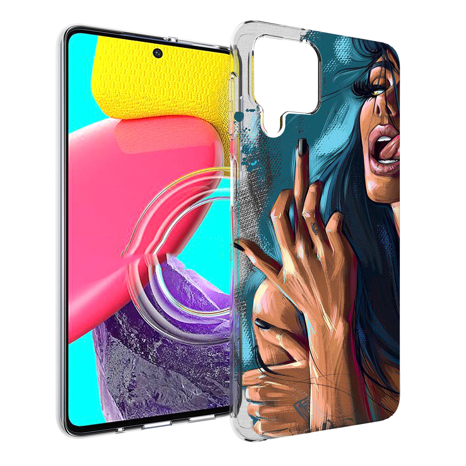 Чехол MyPads Девушка-нарисованная-дерзкая женский для Samsung Galaxy M53 (SM-M536), Прозрачный, Tocco
Чехол MyPads Девушка-нарисованная-дерзкая женский для Samsung Galaxy M53 (SM-M536), Прозрачный, Tocco