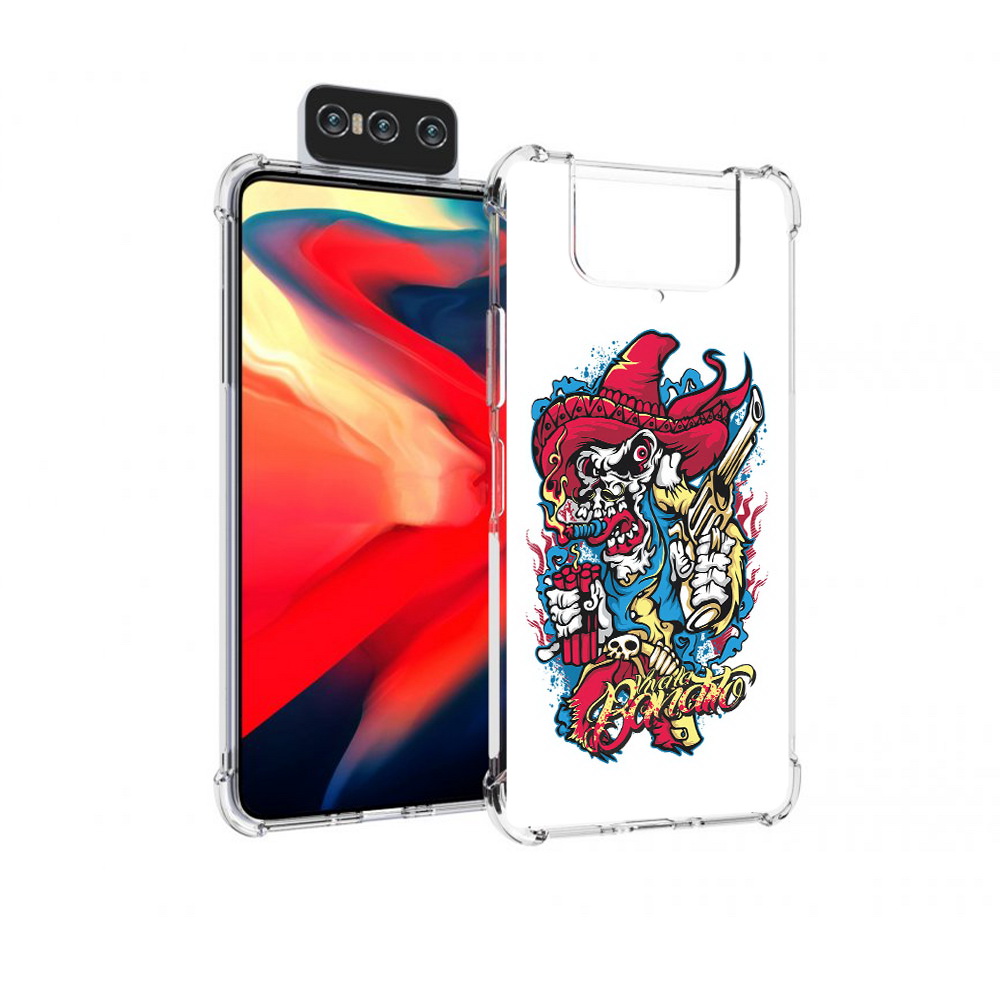 Чехол MyPads Tocco для Asus Zenfone 8 Flip нарисованный скелет с писталетом, Прозрачный, Tocco
Чехол MyPads Tocco для Asus Zenfone 8 Flip нарисованный скелет с писталетом, Прозрачный, Tocco