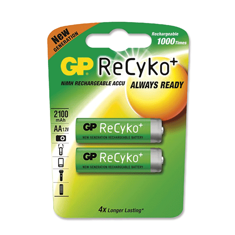 Аккумулятор AA GP 210ААНСB-UC2 ReCyko R06 2100мАч, 1000 циклов перезарядки, 1.2В, блистер
Аккумулятор AA GP 210ААНСB-UC2 ReCyko R06 2100мАч, 1000 циклов перезарядки, 1.2В, блистер