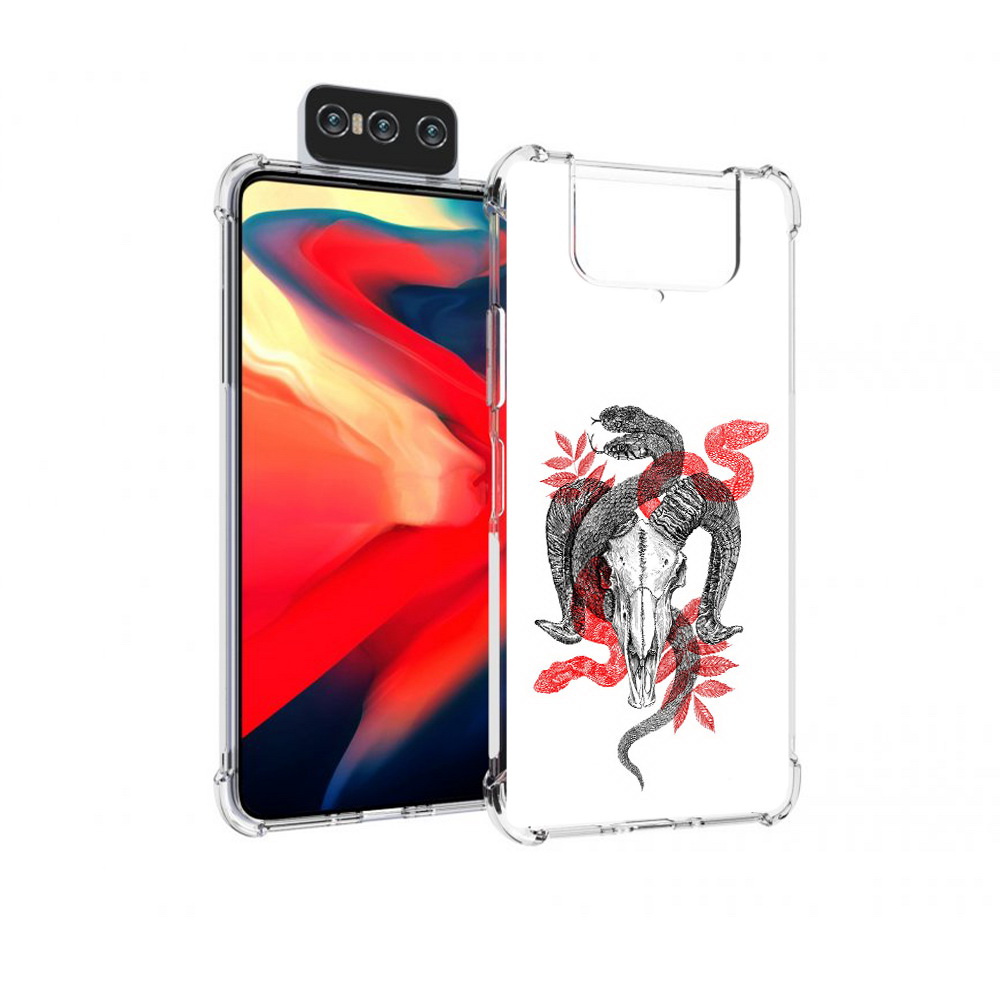 Чехол MyPads Tocco для Asus Zenfone 8 Flip змея в черепе рисунок, Прозрачный, Tocco
Чехол MyPads Tocco для Asus Zenfone 8 Flip змея в черепе рисунок, Прозрачный, Tocco