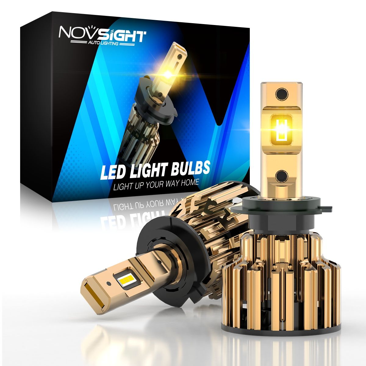 Светодиодная LED лампа Novsight F03Y H7 цоколь PX26d 70Вт 2 шт 3000K 15000Лм желтые, Автомобильная лампа
Светодиодная LED лампа Novsight F03Y H7 цоколь PX26d 70Вт 2 шт 3000K 15000Лм желтые, Автомобильная лампа