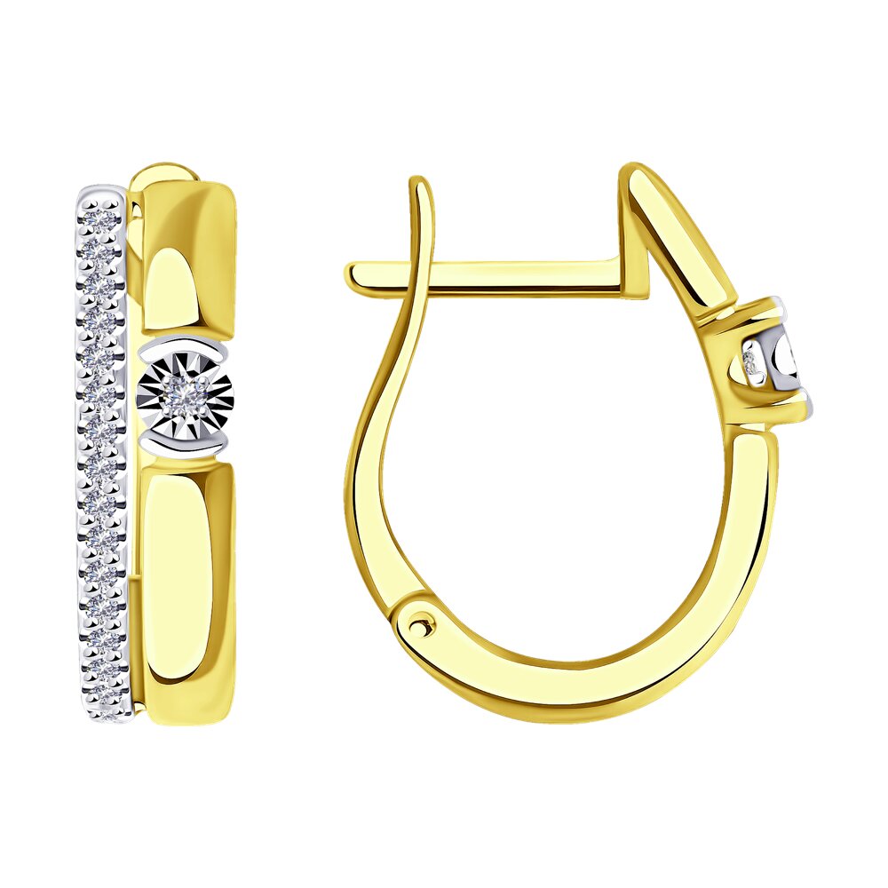 Серьги из комбинированного золота с бриллиантом SOKOLOV Diamonds 1021552-2, 1021552-2
Серьги из комбинированного золота с бриллиантом SOKOLOV Diamonds 1021552-2, 1021552-2