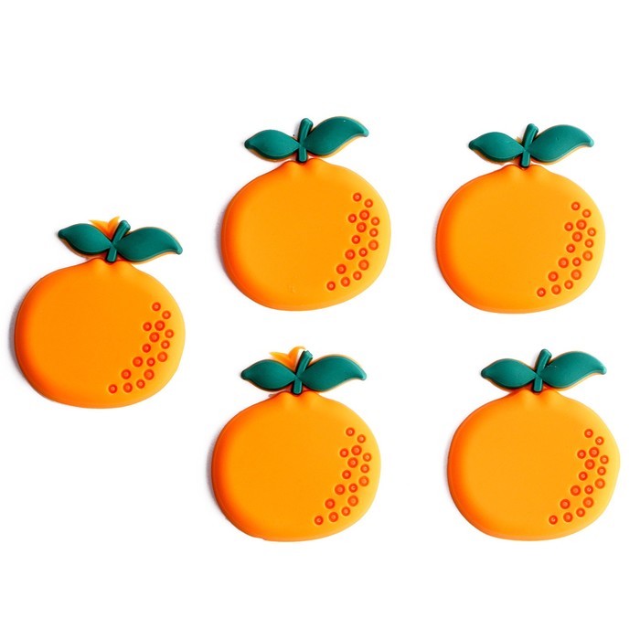 Декор силикон «Мандарины» набор 5 шт., 1 шт. — 3,4 х 3,6 х 0,3 см, клеевые подушечки, Разноцветный 
Декор силикон «Мандарины» набор 5 шт., 1 шт. — 3,4 х 3,6 х 0,3 см, клеевые подушечки, Разноцветный