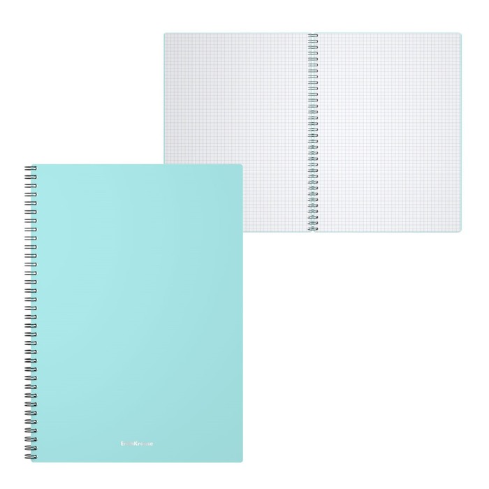 Тетрадь А4, 80 листов в клетку на гребне ErichKrause "Pastel Mint", пластиковая обложка, т
Тетрадь А4, 80 листов в клетку на гребне ErichKrause "Pastel Mint", пластиковая обложка, т