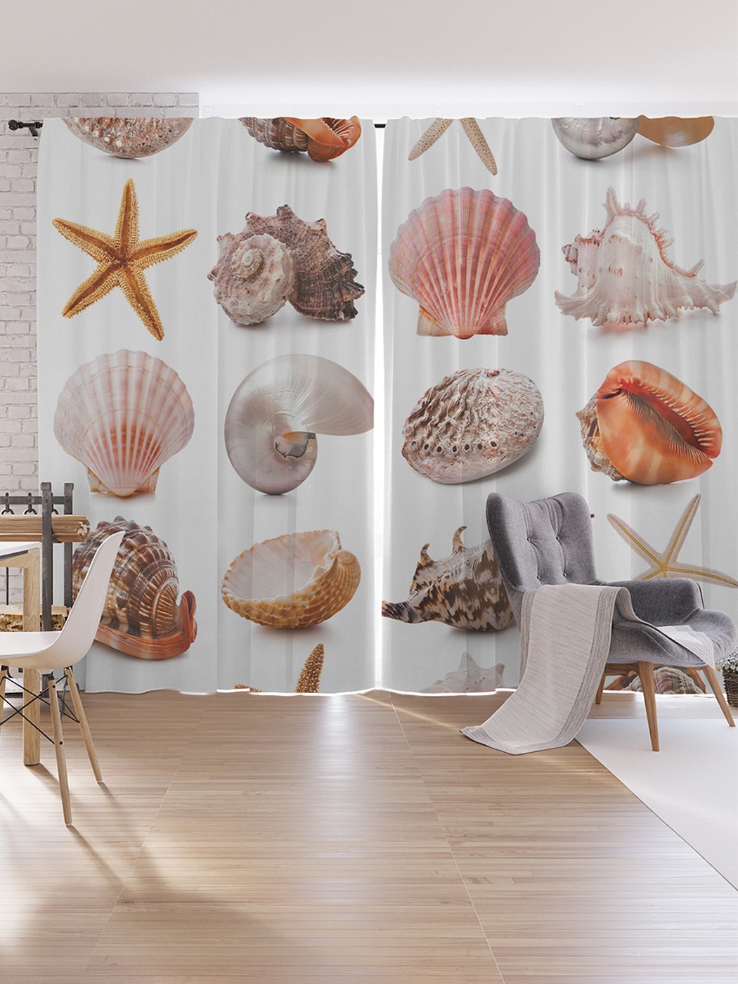 Шторы под лён JoyArty "Ракушки для коллекционера", серия Oxford DeLux, 340х265 см, Ракушки для коллекционера
Шторы под лён JoyArty "Ракушки для коллекционера", серия Oxford DeLux, 340х265 см, Ракушки для коллекционера