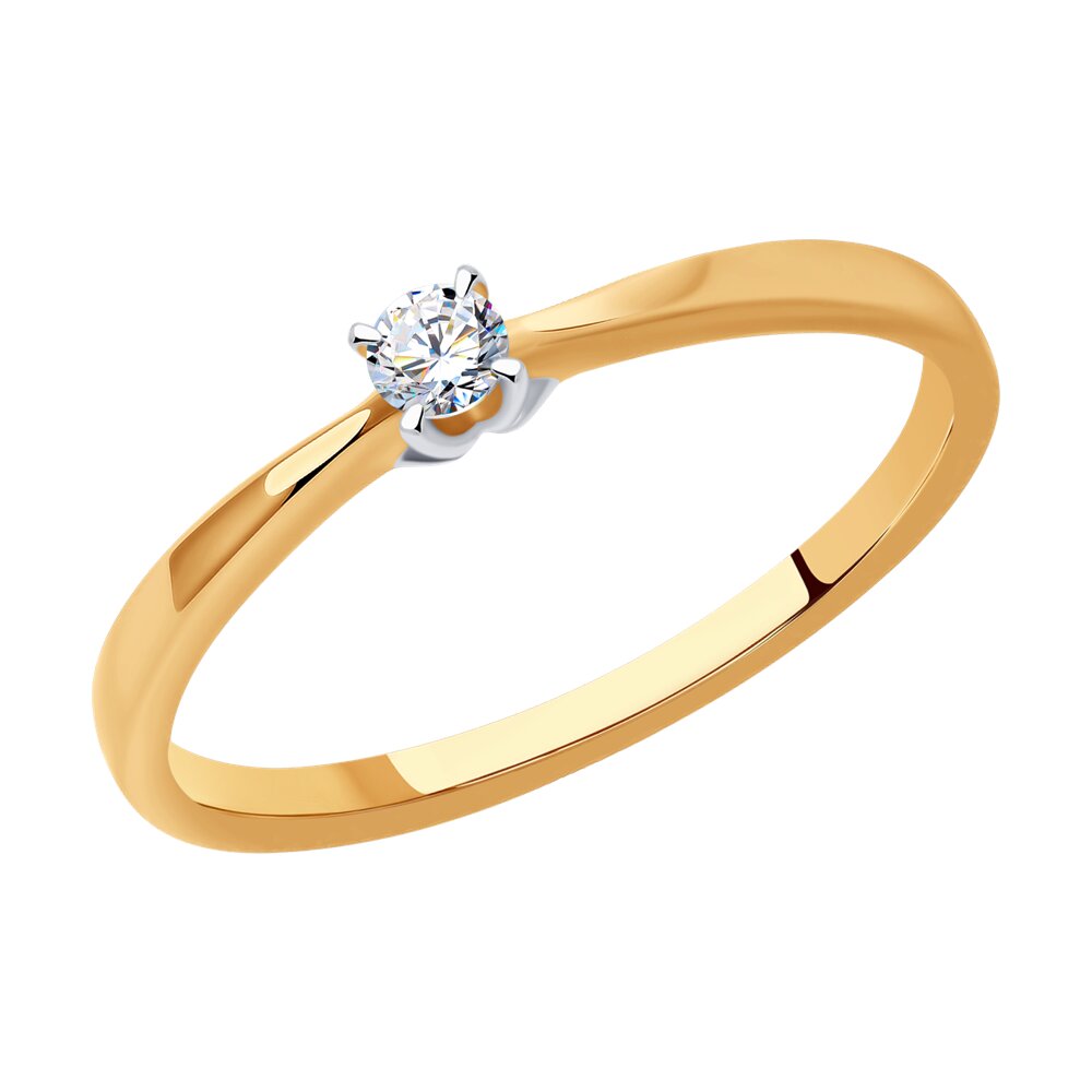 Кольцо помолвочное из красного золота с бриллиантом р. 16,5 SOKOLOV Diamonds 1012413, 1012413
Кольцо помолвочное из красного золота с бриллиантом р. 16,5 SOKOLOV Diamonds 1012413, 1012413