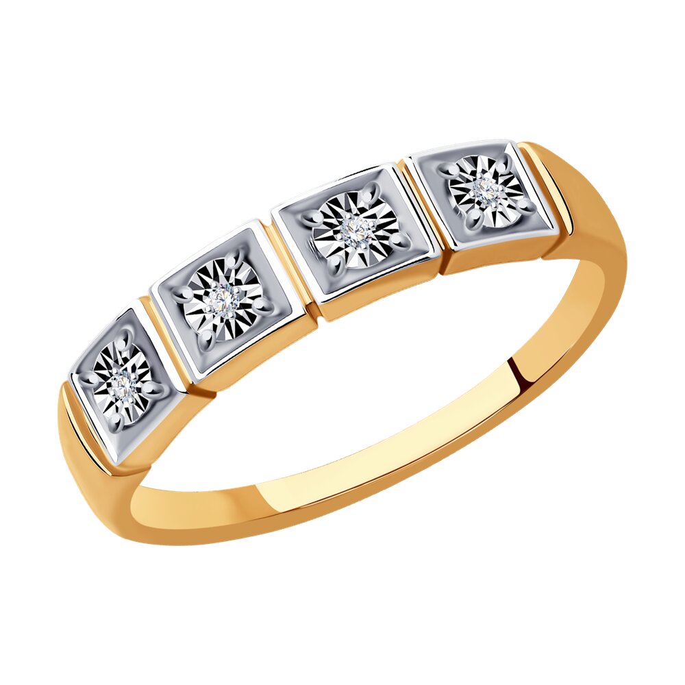 Кольцо из комбинированного золота с бриллиантом р. 17 SOKOLOV Diamonds 1012290, 1012290
Кольцо из комбинированного золота с бриллиантом р. 17 SOKOLOV Diamonds 1012290, 1012290
