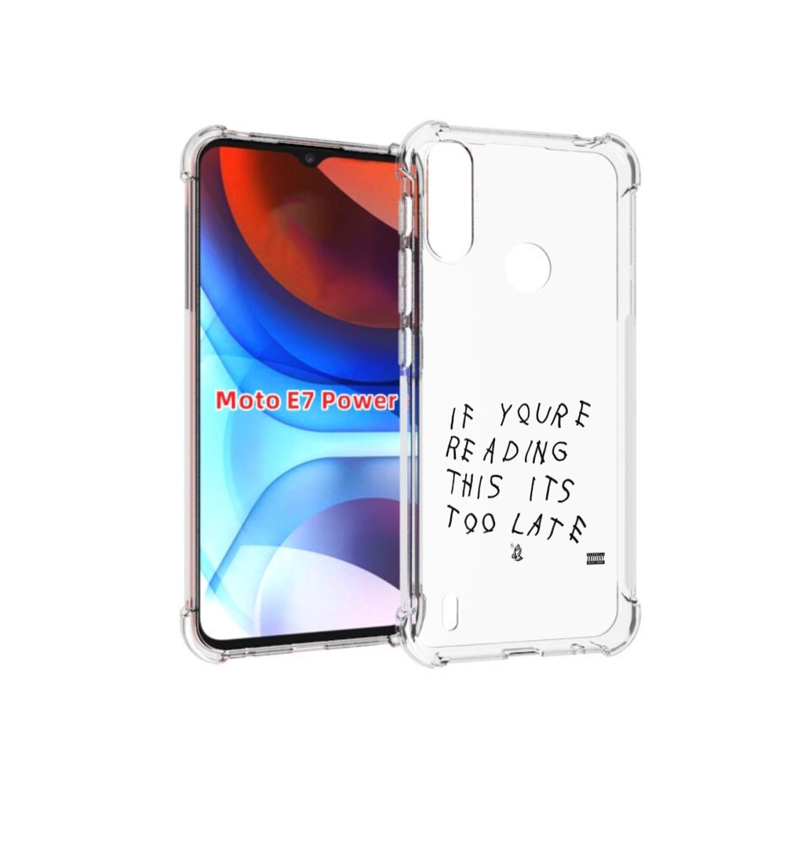 Чехол MyPads Drake - If You’re Reading This It’s Too Late для Motorola Moto E7 Power, Прозрачный, Tocco
Чехол MyPads Drake - If You’re Reading This It’s Too Late для Motorola Moto E7 Power, Прозрачный, Tocco