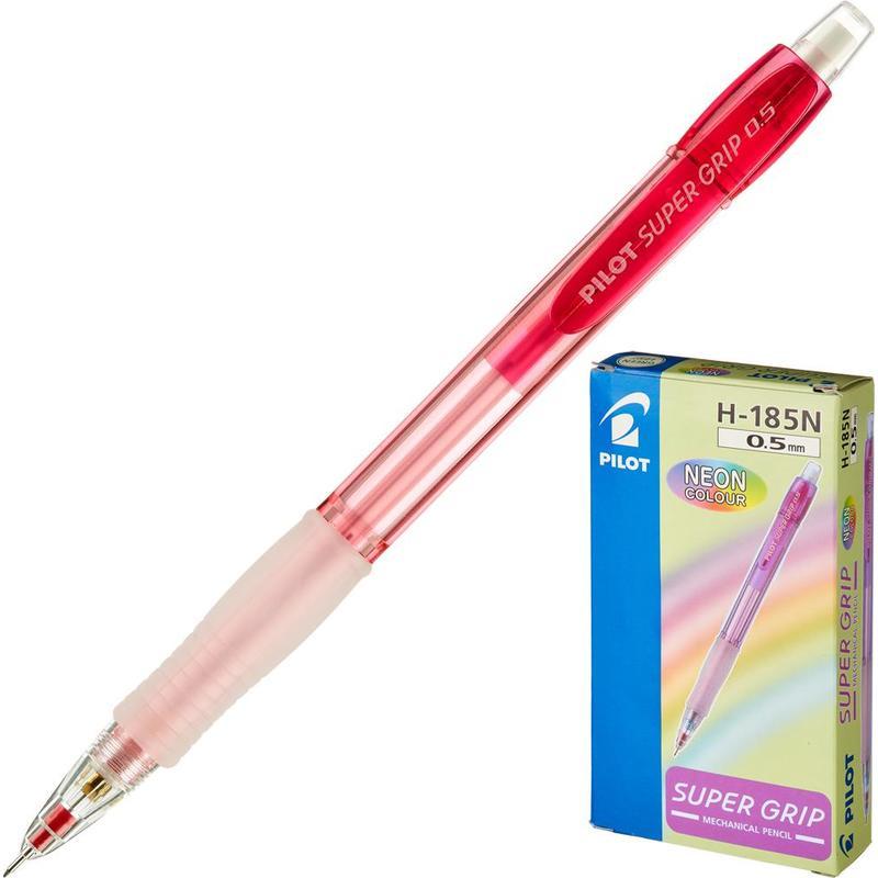 Карандаш механический Pilot H-185 Neon Super Grip 0.5мм с ластиком корпус розовый 12шт
Карандаш механический Pilot H-185 Neon Super Grip 0.5мм с ластиком корпус розовый 12шт