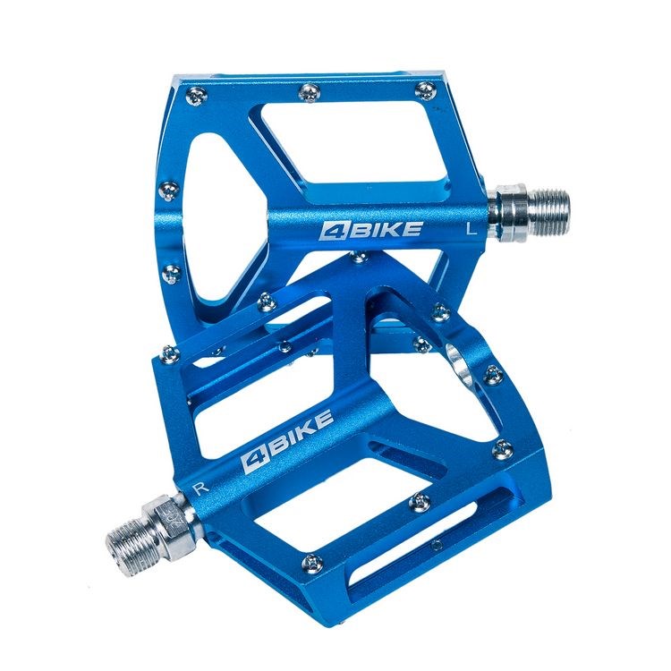 Педали 4BIKE K302BLU, синие, 120х98х18 мм, 2 промподшипника + втулка скольжения, Cr-Mo ось, Синий
Педали 4BIKE K302BLU, синие, 120х98х18 мм, 2 промподшипника + втулка скольжения, Cr-Mo ось, Синий