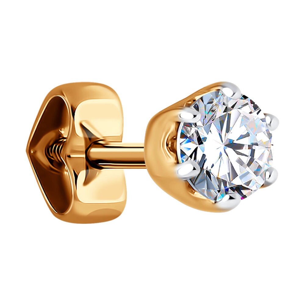 Моносерьга из красного золота с фианитом Diamant 51-127-02071-1, 51-127-02071-1
Моносерьга из красного золота с фианитом Diamant 51-127-02071-1, 51-127-02071-1