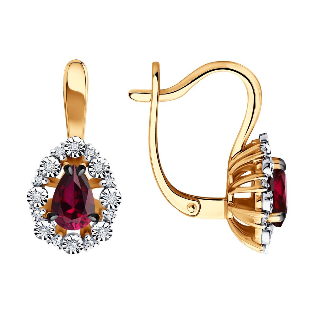 Серьги из комбинированного золота с бриллиантом/рубином Diamant 51-220-01948-3, 51-220-01948-3
Серьги из комбинированного золота с бриллиантом/рубином Diamant 51-220-01948-3, 51-220-01948-3