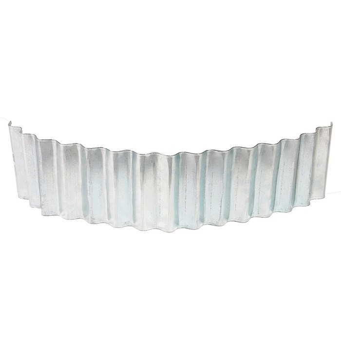 Greengo Ограждение для клумбы, 110x24 см, оцинкованное, «Волна», Серебристый, Ограждение для клумбы, 110  24 см, оцинкованное, «Волна» 
Greengo Ограждение для клумбы, 110x24 см, оцинкованное, «Волна», Серебристый, Ограждение для клумбы, 110  24 см, оцинкованное, «Волна»