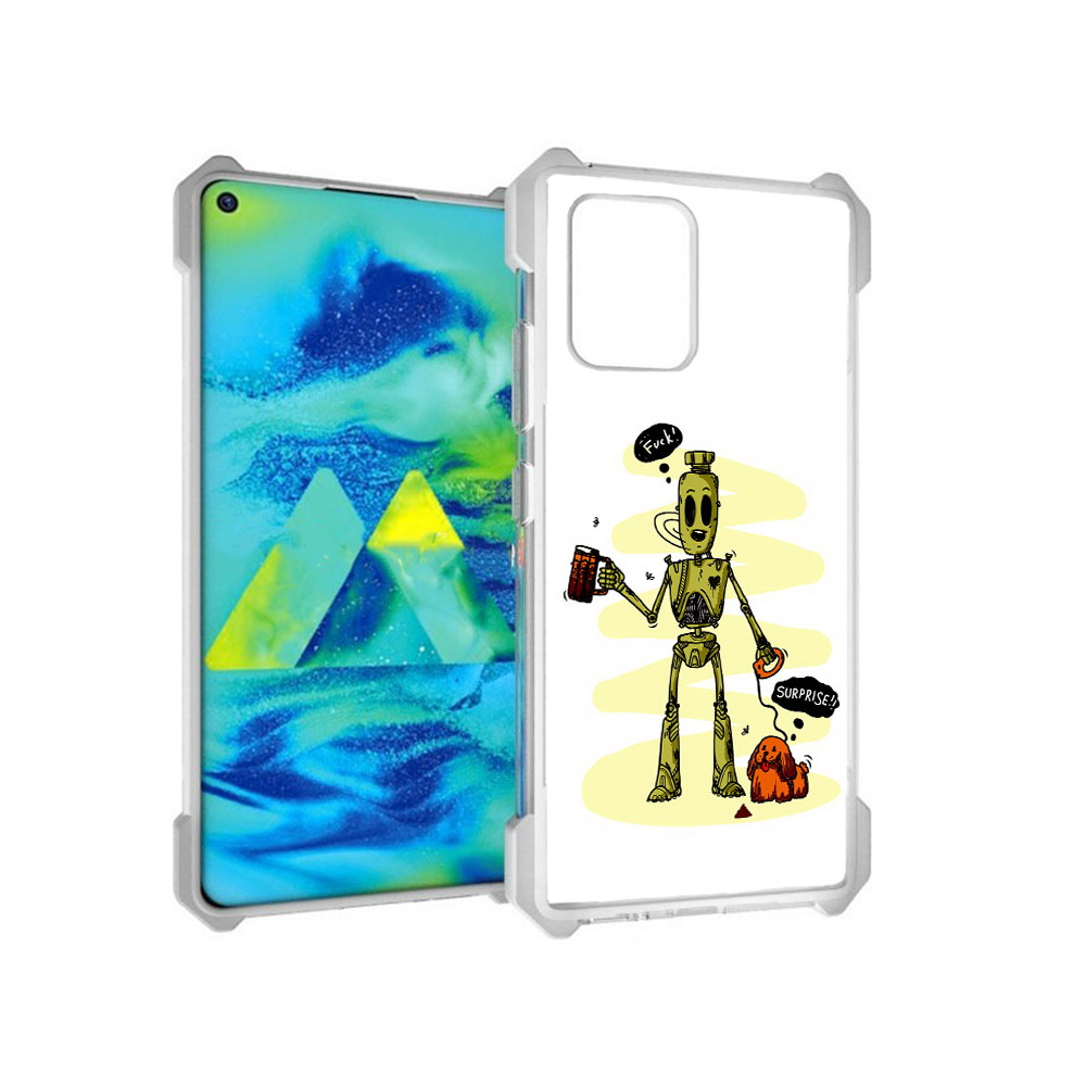 Чехол MyPads Tocco для Samsung Galaxy S10 Lite прикольный робот (PT143840.502.557), Прозрачный, Tocco
Чехол MyPads Tocco для Samsung Galaxy S10 Lite прикольный робот (PT143840.502.557), Прозрачный, Tocco