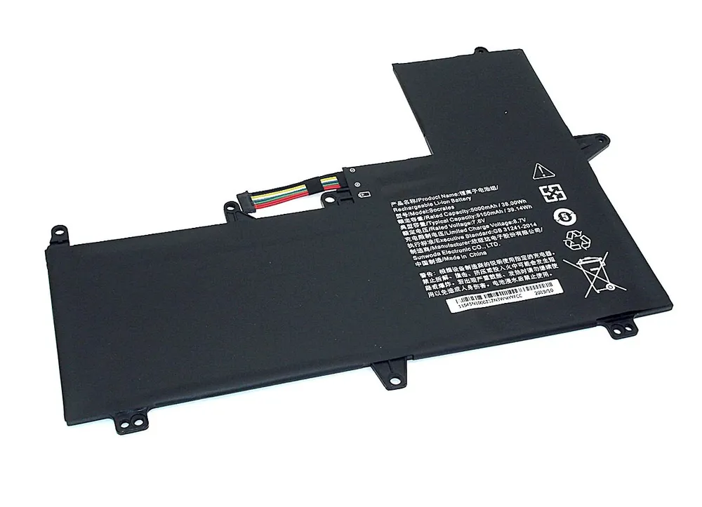 Аккумуляторная батарея для ноутбука Lenovo Xiaoxin Air 12 5B10L54987 7.6V 5000mAh, 5B10L54987 7.6V 5000mAh
Аккумуляторная батарея для ноутбука Lenovo Xiaoxin Air 12 5B10L54987 7.6V 5000mAh, 5B10L54987 7.6V 5000mAh
