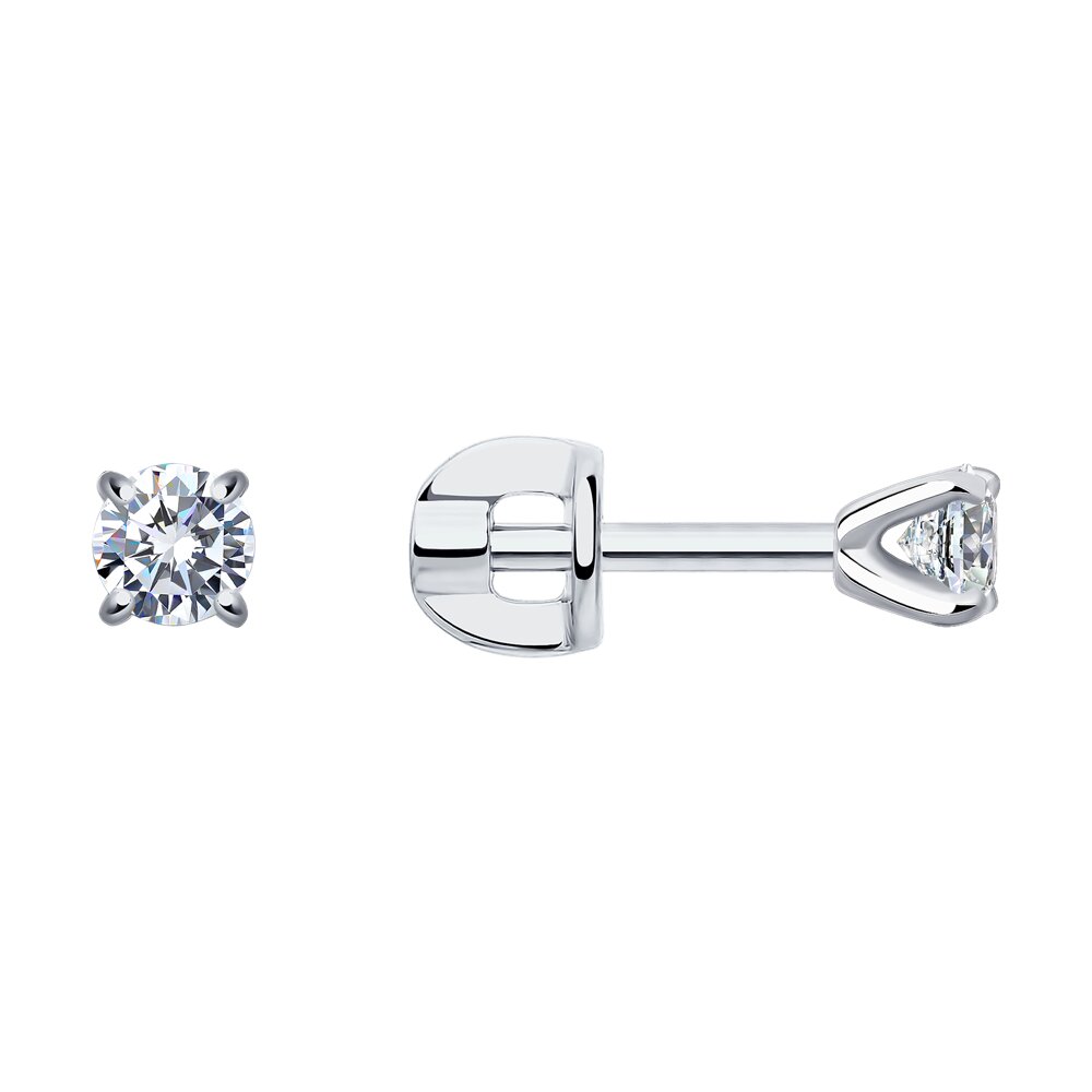 Серьги пусеты из белого золота SOKOLOV Diamonds 1021835-3, бриллиант, 1021835-3
Серьги пусеты из белого золота SOKOLOV Diamonds 1021835-3, бриллиант, 1021835-3