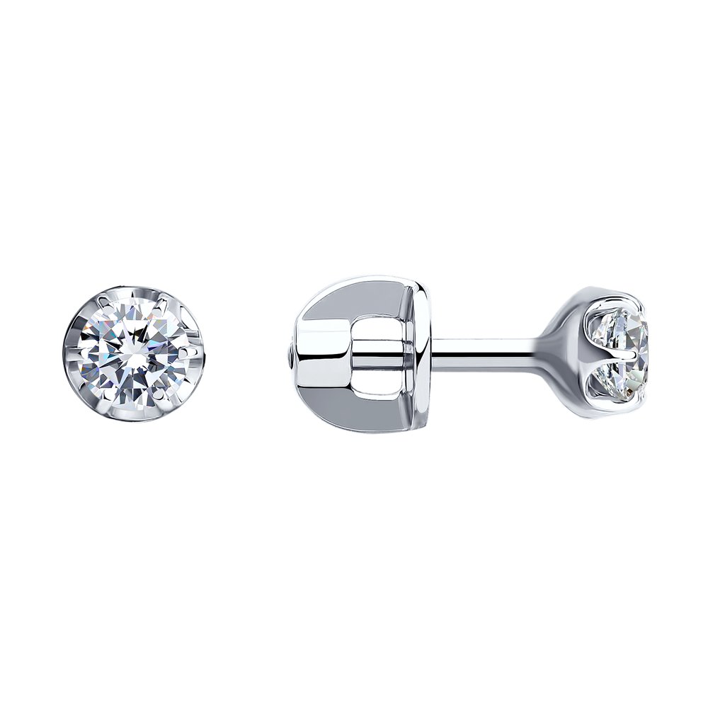 Серьги пусеты из белого золота SOKOLOV Diamonds 1021757-3, бриллиант, 1021757-3
Серьги пусеты из белого золота SOKOLOV Diamonds 1021757-3, бриллиант, 1021757-3