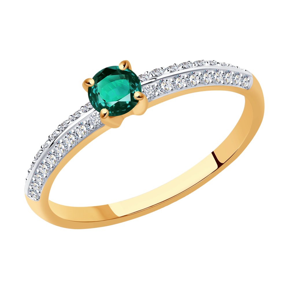 Кольцо из красного золота с бриллиантом/изумрудом р. , SOKOLOV Diamonds 3010600, 3010600
Кольцо из красного золота с бриллиантом/изумрудом р. , SOKOLOV Diamonds 3010600, 3010600
