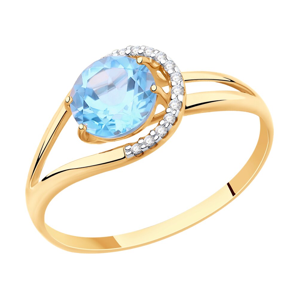 Кольцо из красного золота с фианитом/топазом р. Diamant 51-310-00220-1, 51-310-00220-1
Кольцо из красного золота с фианитом/топазом р. Diamant 51-310-00220-1, 51-310-00220-1