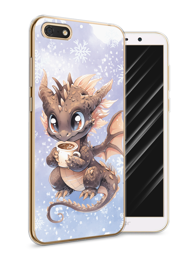Чехол Awog на Honor 7A/7A Prime/Y5 Prime 2018/Y5 2018 "Дракончик с кружкой тёмный", Бежевый;розовый;серый, 65950-1
Чехол Awog на Honor 7A/7A Prime/Y5 Prime 2018/Y5 2018 "Дракончик с кружкой тёмный", Бежевый;розовый;серый, 65950-1