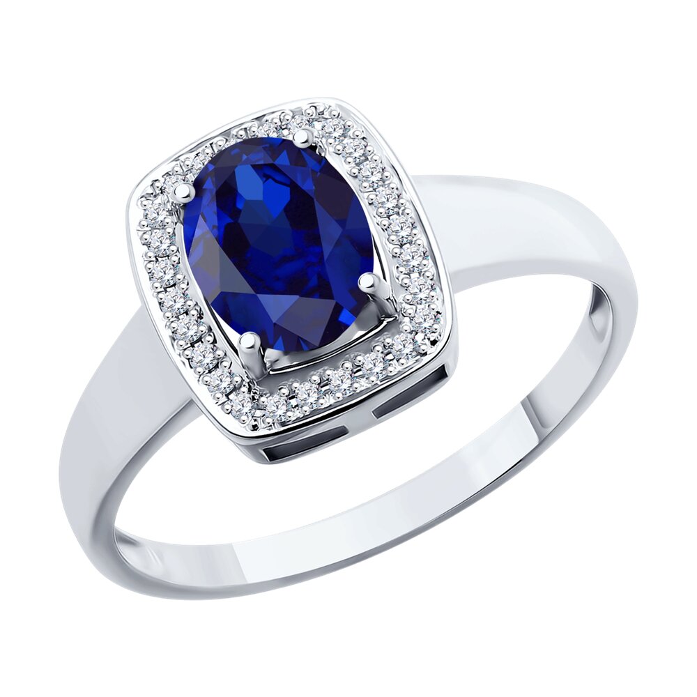 Кольцо из белого золота с бриллиантом/сапфиром р. 19,5 SOKOLOV Diamonds 2010852, 2010852
Кольцо из белого золота с бриллиантом/сапфиром р. 19,5 SOKOLOV Diamonds 2010852, 2010852