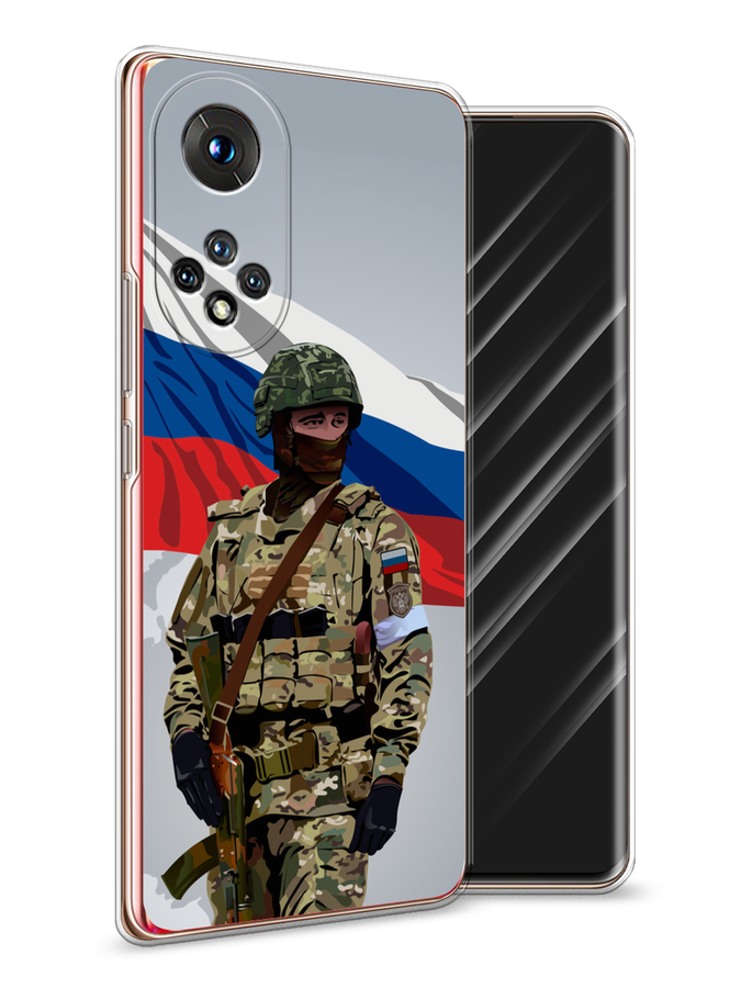 Чехол Awog на Honor 50/Nova 9 "Солдат с флагом", Белый;синий;красный;зеленый, 6106150-1
Чехол Awog на Honor 50/Nova 9 "Солдат с флагом", Белый;синий;красный;зеленый, 6106150-1