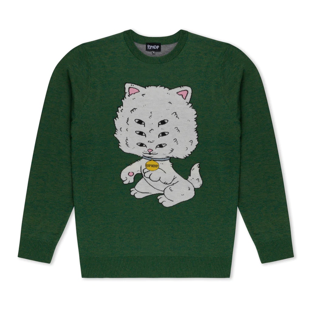 Свитер мужской Ripndip Big Head Knit Sweater Pine Heather зеленый M, Big Head Knit Sweater Pine Heather
Свитер мужской Ripndip Big Head Knit Sweater Pine Heather зеленый M, Big Head Knit Sweater Pine Heather