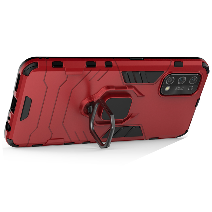 Противоударный чехол с кольцом Black Panther Case для Realme 7 Pro, красный, Panther Case
Противоударный чехол с кольцом Black Panther Case для Realme 7 Pro, красный, Panther Case