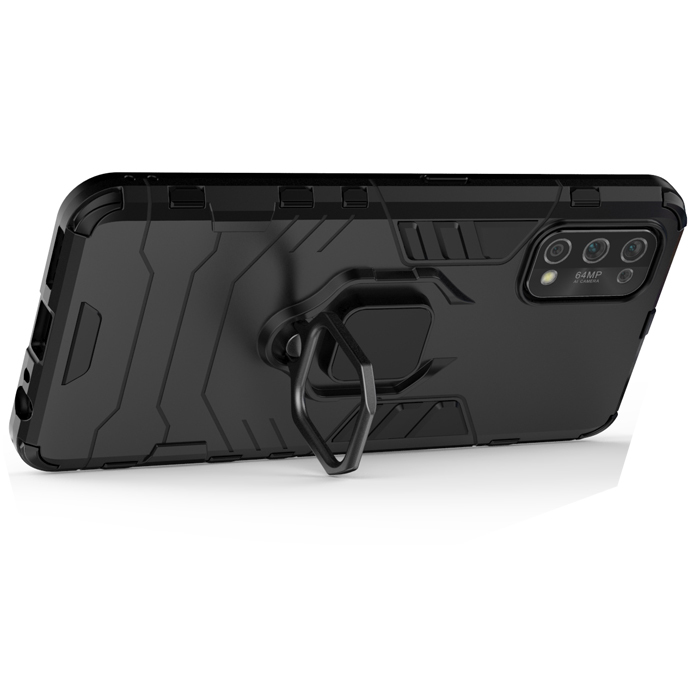 Противоударный чехол с кольцом Black Panther Case для Realme 7 Pro, черный, Panther Case
Противоударный чехол с кольцом Black Panther Case для Realme 7 Pro, черный, Panther Case