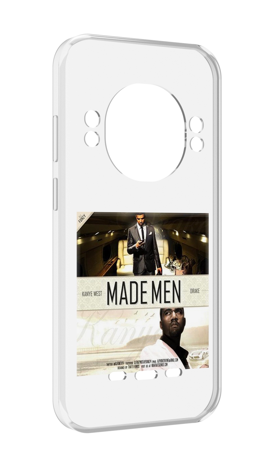 Чехол MyPads Kanye West & Drake - Made Men для UleFone Power Armor 16 Pro, Прозрачный, Tocco
Чехол MyPads Kanye West & Drake - Made Men для UleFone Power Armor 16 Pro, Прозрачный, Tocco
