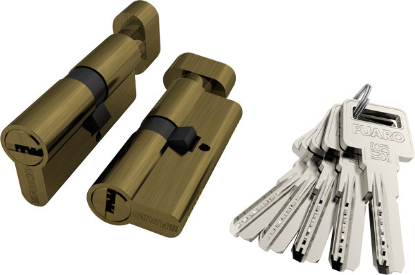 Цилиндровый механизм Fuaro (Фуаро) с вертушкой R602/60 mm (25+10+25) AB бронза 5 кл., Серебристый
Цилиндровый механизм Fuaro (Фуаро) с вертушкой R602/60 mm (25+10+25) AB бронза 5 кл., Серебристый
