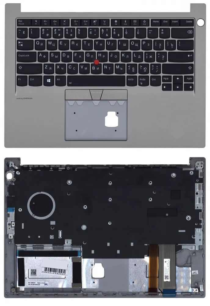 Клавиатура для Lenovo ThinkPad E14 Series, p/n: 5M10W64425, черная с серебристым топкейсом
Клавиатура для Lenovo ThinkPad E14 Series, p/n: 5M10W64425, черная с серебристым топкейсом