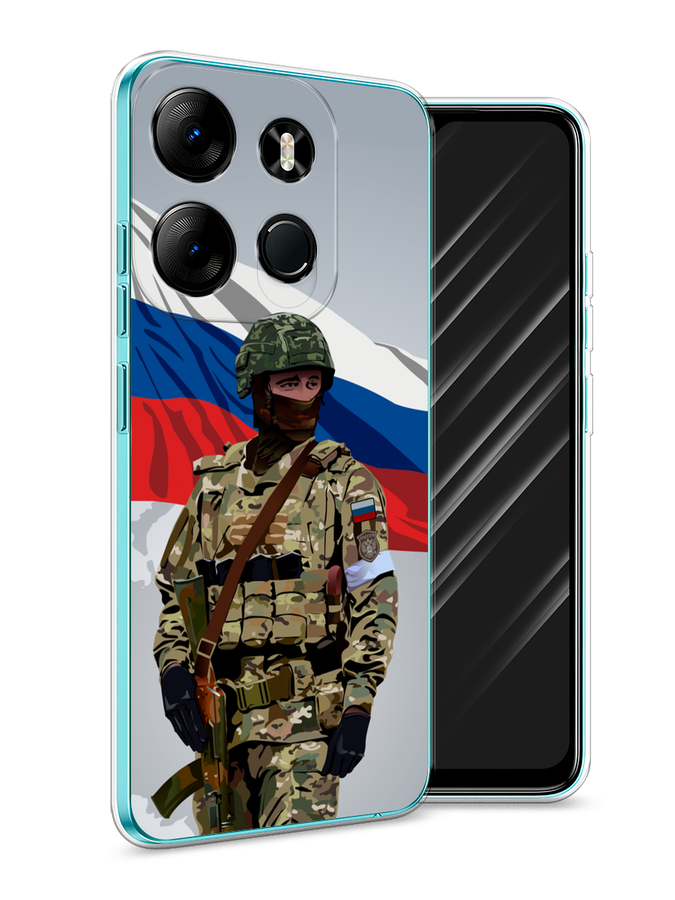 Чехол Awog на Tecno Spark Go 2023, Infinix Smart 7 "Солдат с флагом", Белый;синий;красный;зеленый, 3103750-1
Чехол Awog на Tecno Spark Go 2023, Infinix Smart 7 "Солдат с флагом", Белый;синий;красный;зеленый, 3103750-1