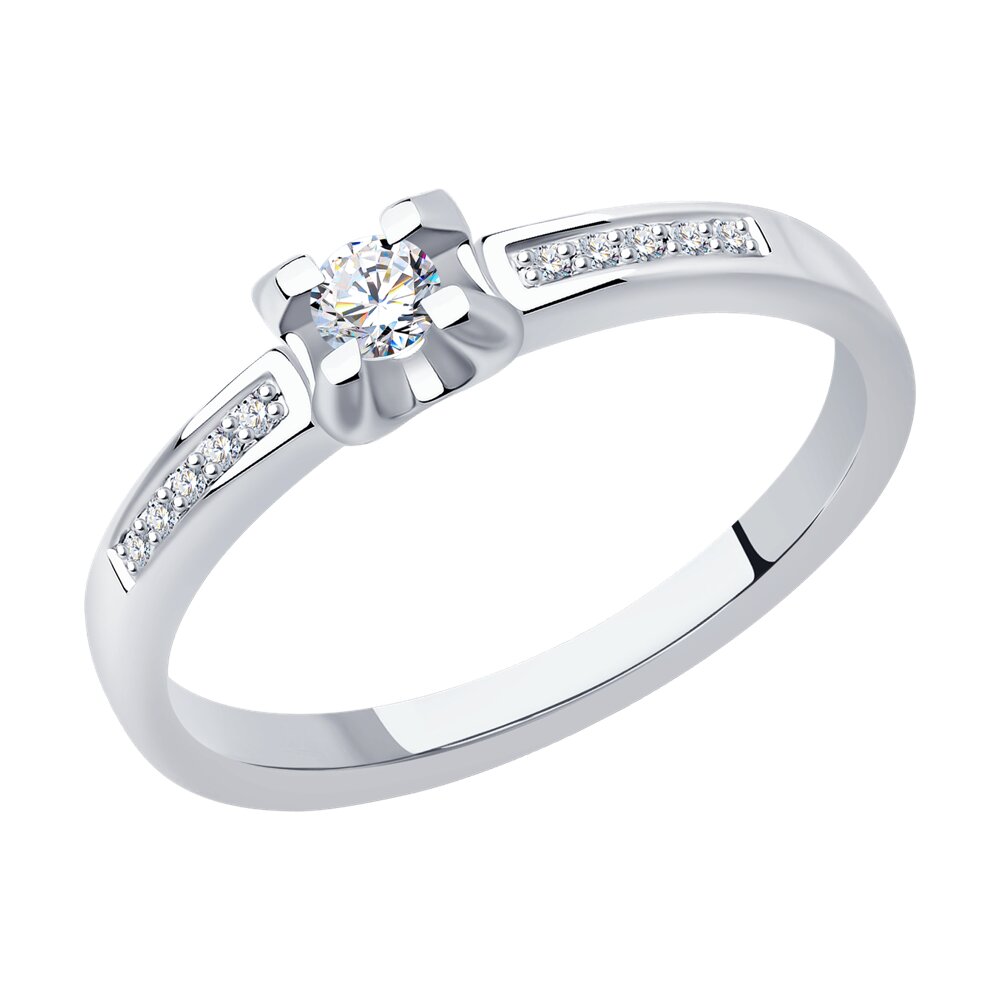 Кольцо помолвочное из белого золота с бриллиантом р. 19 SOKOLOV Diamonds 1012328-3, 1012328-3
Кольцо помолвочное из белого золота с бриллиантом р. 19 SOKOLOV Diamonds 1012328-3, 1012328-3