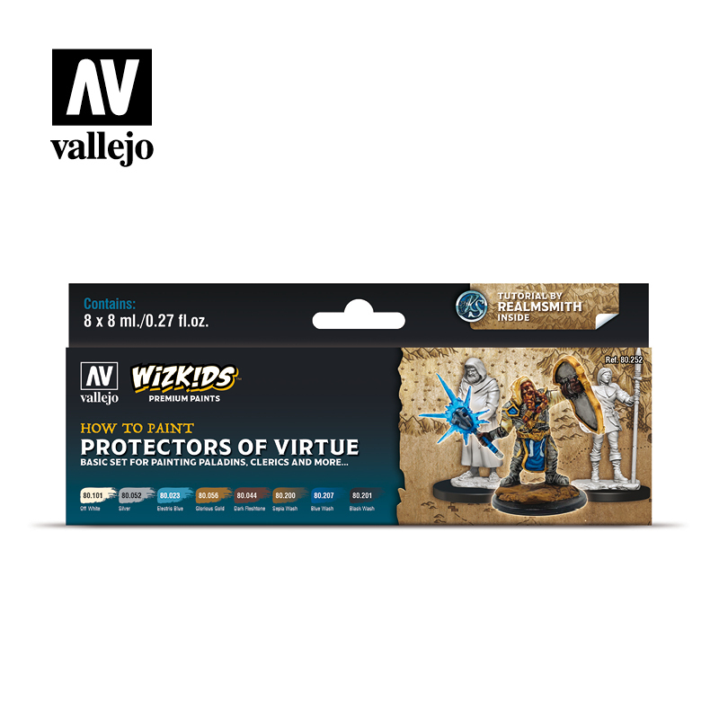 Wizkids premium set by vallejo: protectors of virtue, Белый;серебристый;голубой;золотистый;коричневый;синий;черный;бежевый
Wizkids premium set by vallejo: protectors of virtue, Белый;серебристый;голубой;золотистый;коричневый;синий;черный;бежевый
