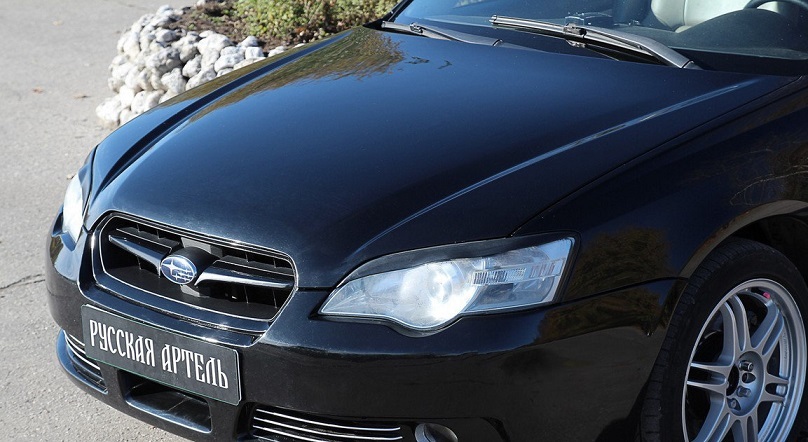 Накладкина передние фары (реснички) для SUBARU Legacy 2003-2006, глянец (под покраску)
Накладкина передние фары (реснички) для SUBARU Legacy 2003-2006, глянец (под покраску)