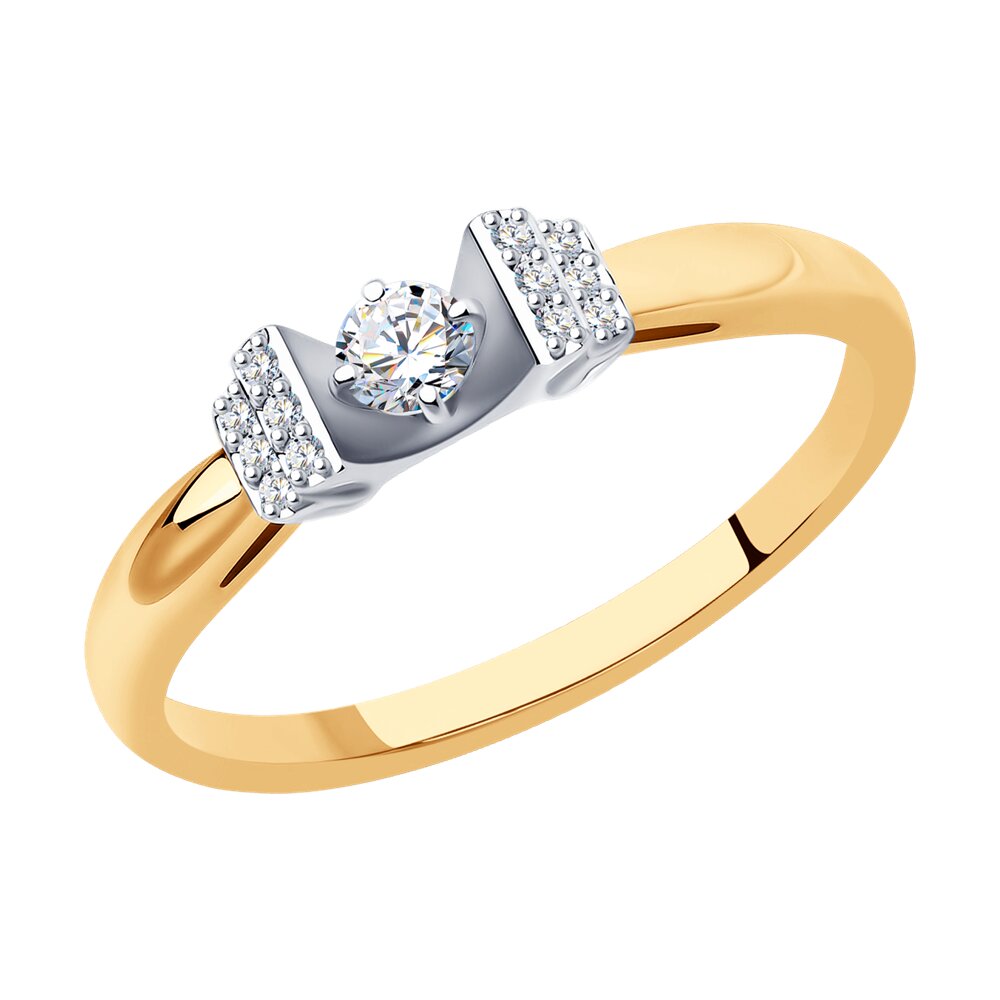 Кольцо помолвочное из комбинированного золота с бриллиантом р. SOKOLOV Diamonds 1012313, 1012313
Кольцо помолвочное из комбинированного золота с бриллиантом р. SOKOLOV Diamonds 1012313, 1012313