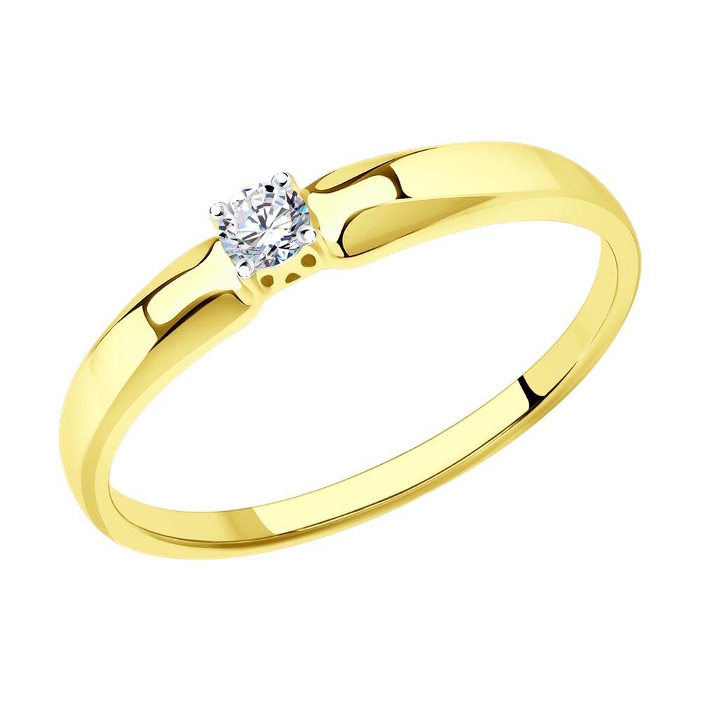 Кольцо помолвочное из желтого золота с бриллиантом р. 16,5 SOKOLOV Diamonds 1012259-2, 1012259-2
Кольцо помолвочное из желтого золота с бриллиантом р. 16,5 SOKOLOV Diamonds 1012259-2, 1012259-2