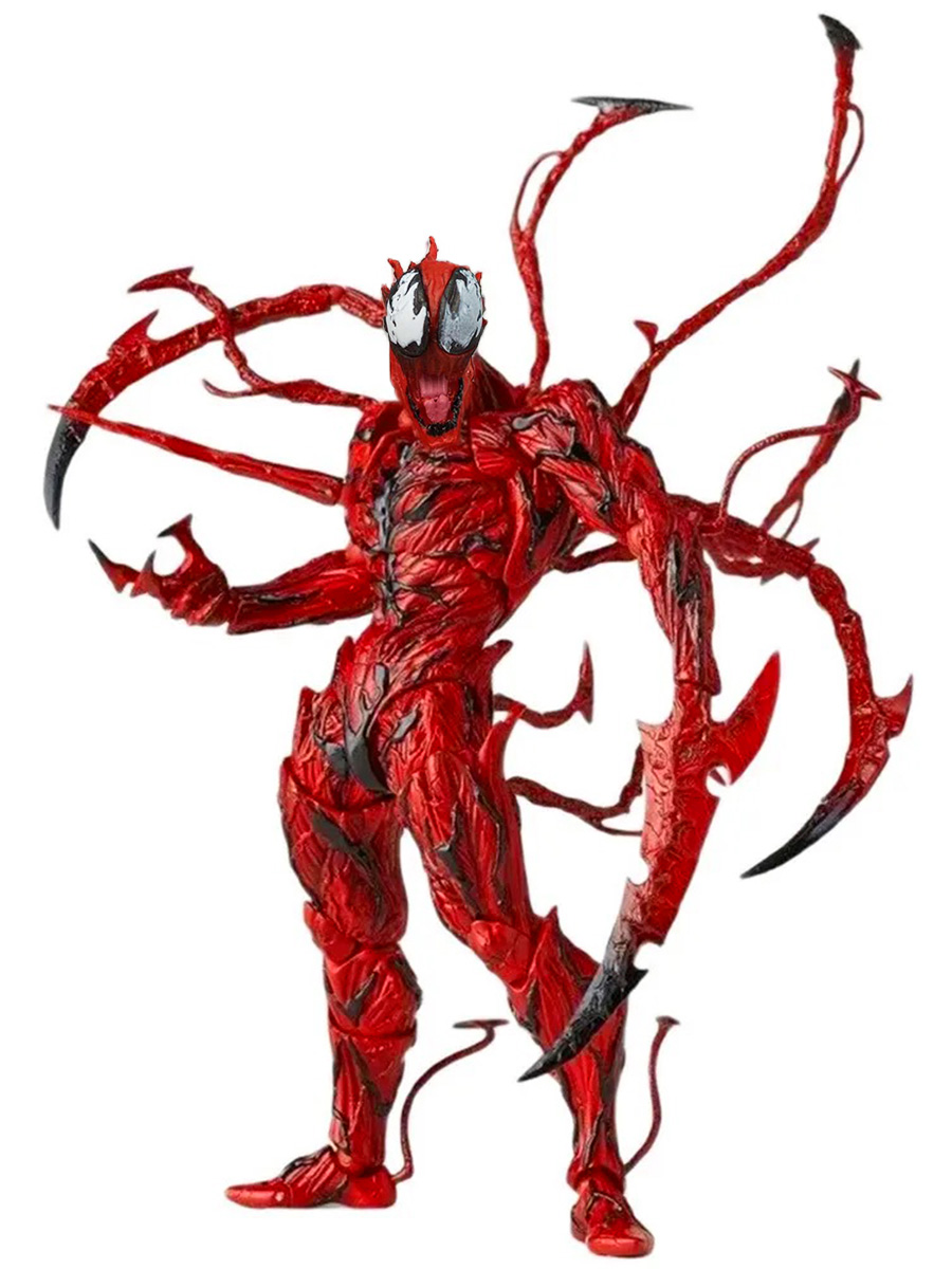 Фигурка StarFriend Карнаж Марвел Carnage Marvel подвижная с аксессуарами 17 см, Карнаж Марвел Carnage Marvel
Фигурка StarFriend Карнаж Марвел Carnage Marvel подвижная с аксессуарами 17 см, Карнаж Марвел Carnage Marvel