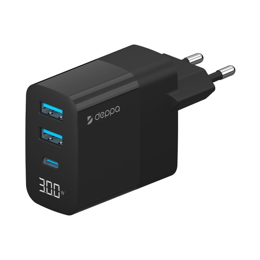 Зарядное устройство Deppa Wall Charger 30Вт,USB-C,USB-A, PD, QC, Без заводской упаковки
Зарядное устройство Deppa Wall Charger 30Вт,USB-C,USB-A, PD, QC, Без заводской упаковки